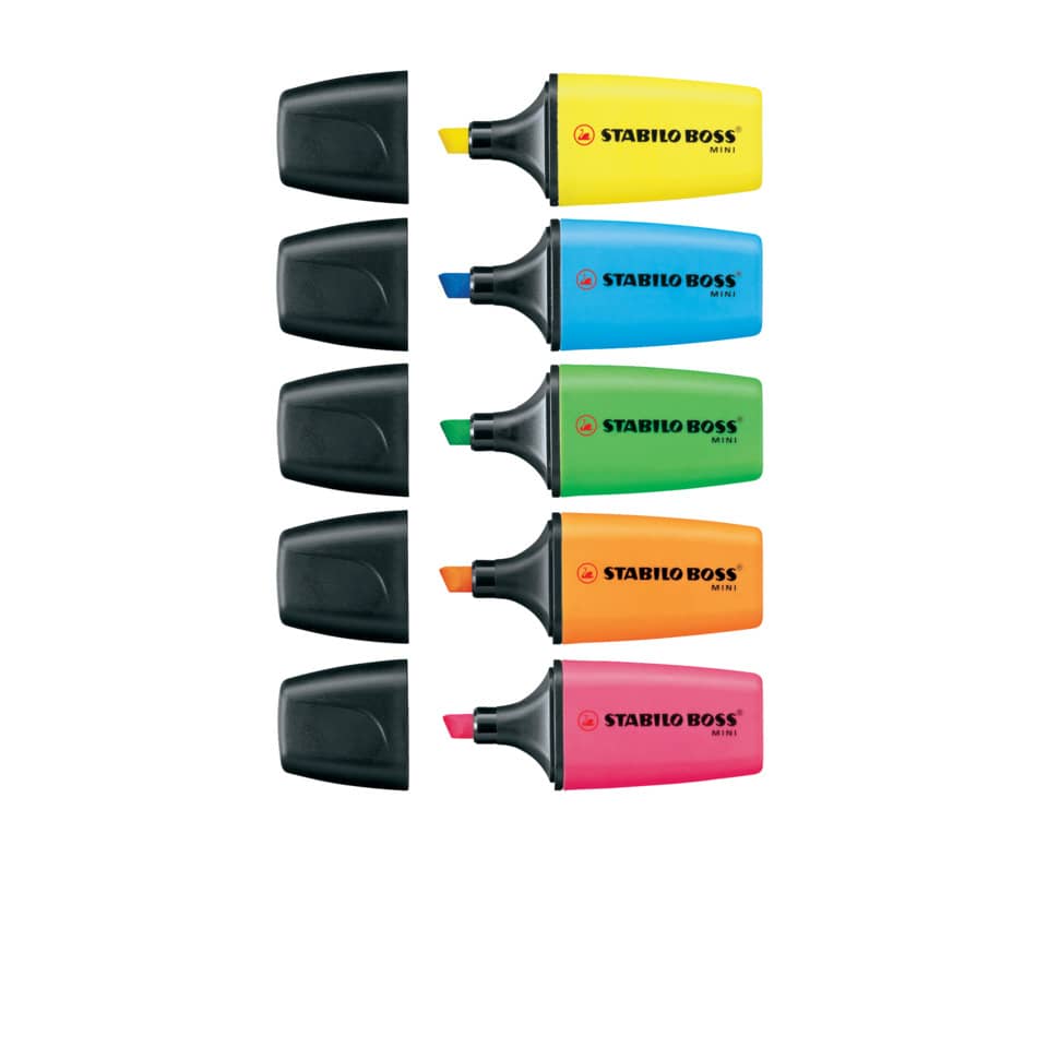 Textmarker BOSS® MINI, 2-5mm, grün STABILO 07/33