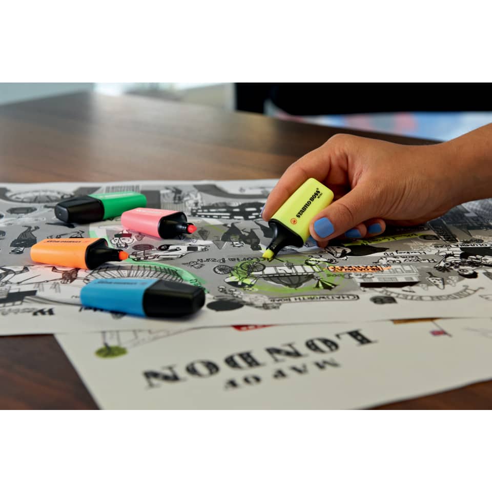 Textmarker BOSS® MINI, 2-5mm, grün STABILO 07/33