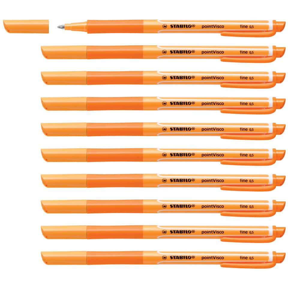 Gelschreiber pointVisco®, 0,5 mm, orange STABILO 1099/54