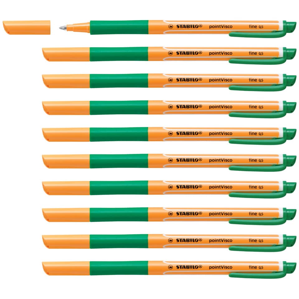 Gelschreiber pointVisco®, 0,5 mm, grün STABILO 1099/36
