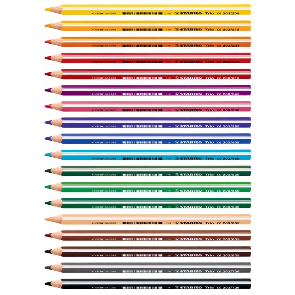 Farbstift Trio®, dick, 4,2 mm, himmelblau STABILO 203/455