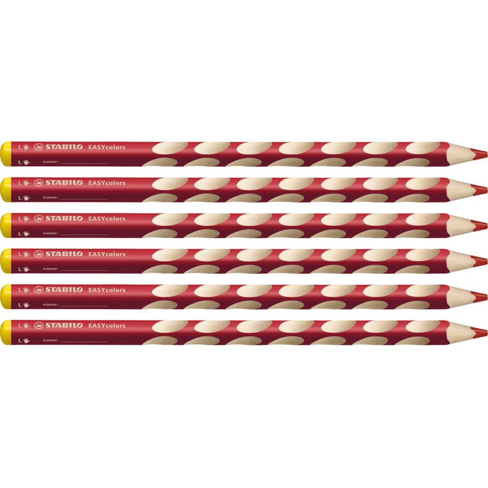 Farbstift EASYcolors, 4,2 mm, rot   links STABILO 331/315-6 STABILO 331/315-6  links