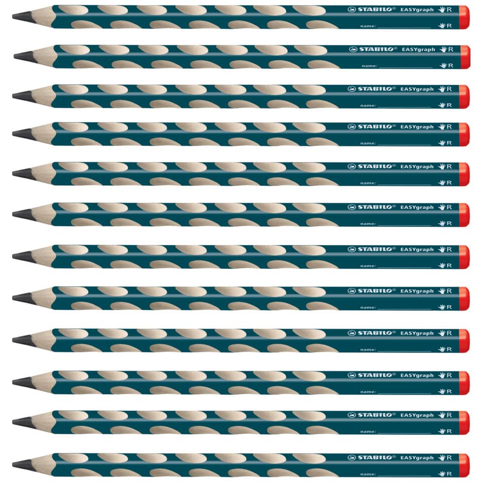 Bleistift EASYgraph Rechtshänder, HB, petrol STABILO 322/HB
