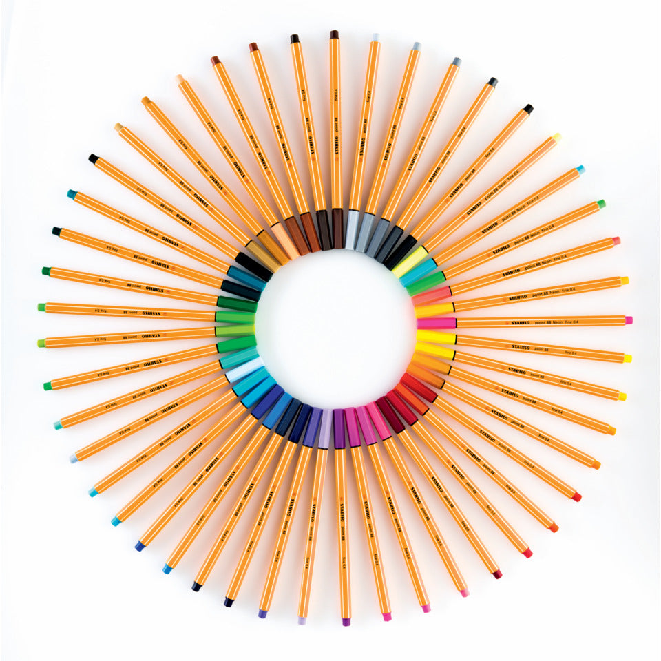Fineliner point 88®, 0,4 mm, neongrün STABILO 88/033