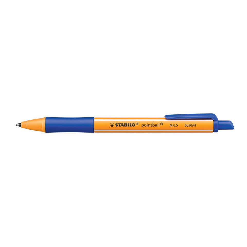 Kugelschreiber pointball®, Druckmechanik, 0,5 mm, blau STABILO 6030/41 STABILO 6030/41 0,5mm