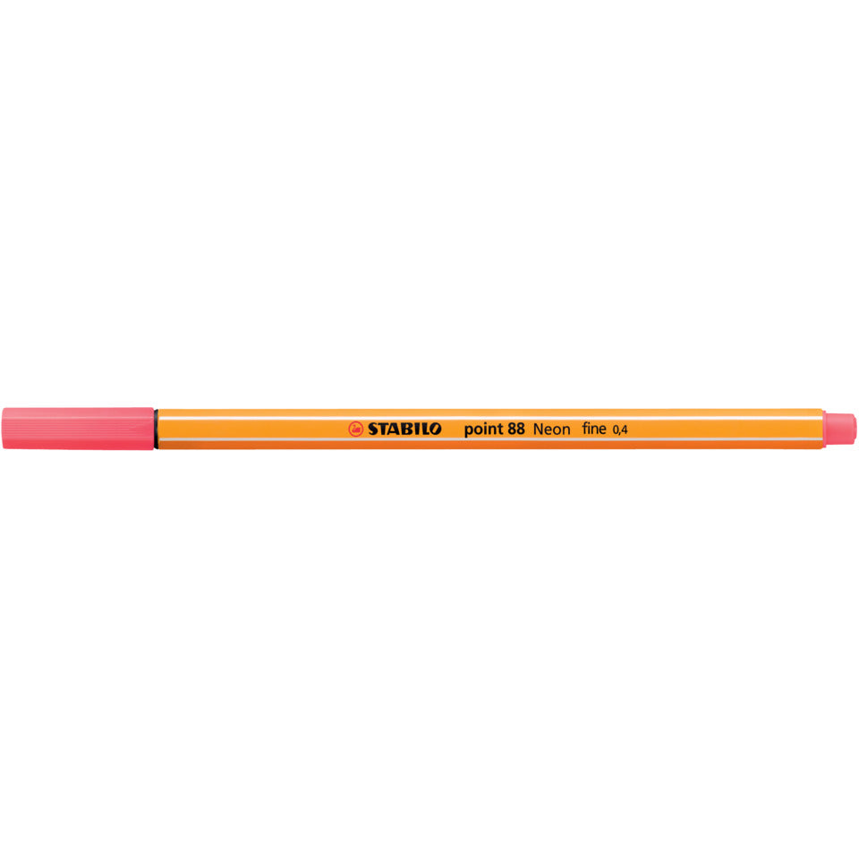 Fineliner point 88®, 0,4 mm, neonrot STABILO 88/040