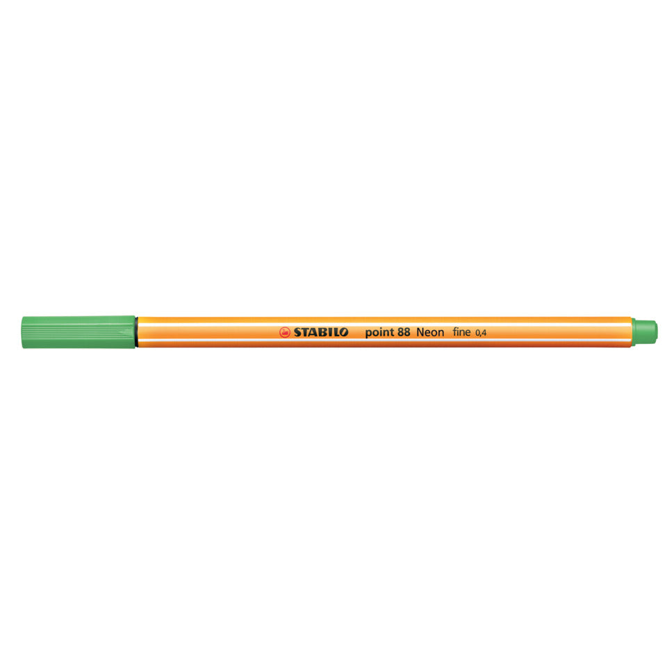 Fineliner point 88®, 0,4 mm, neongrün STABILO 88/033