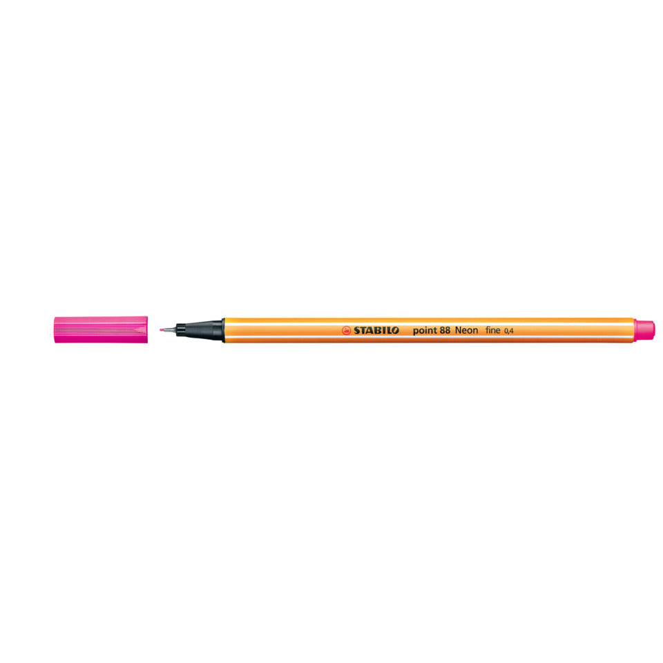 Fineliner point 88®, 0,4 mm, neonpink STABILO 88/056