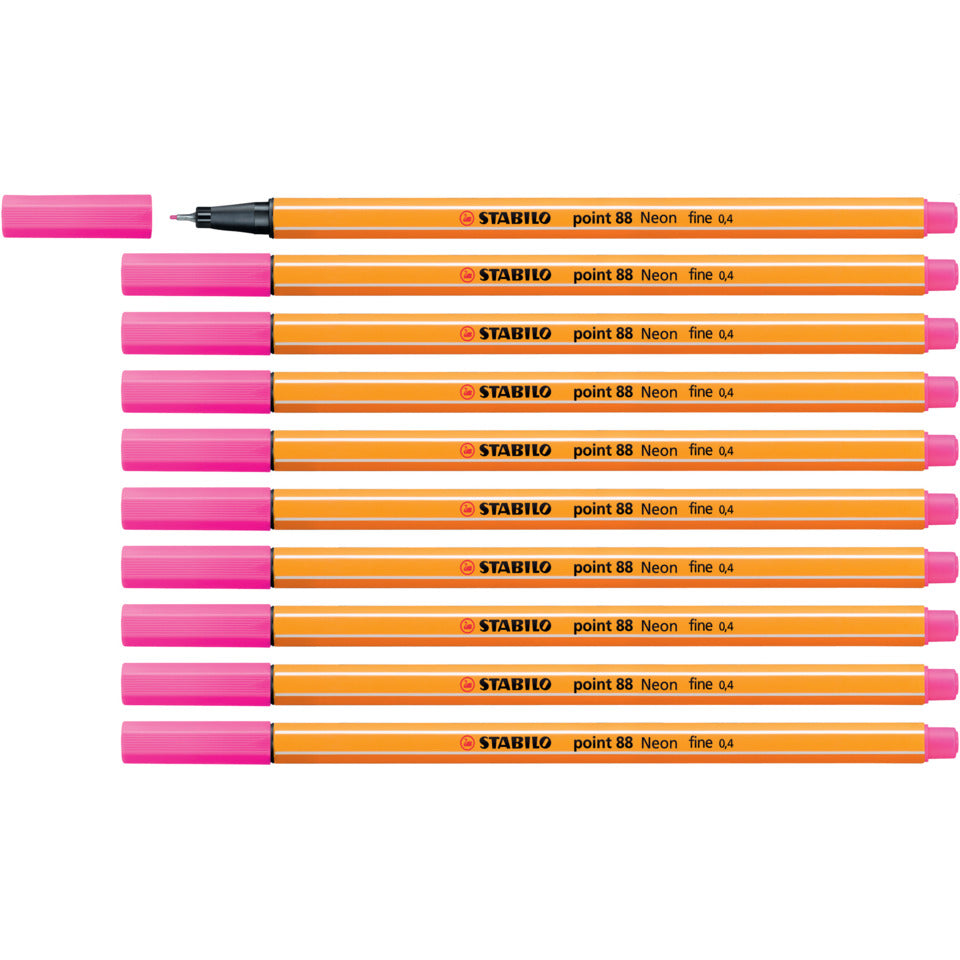 Fineliner point 88®, 0,4 mm, neonpink STABILO 88/056