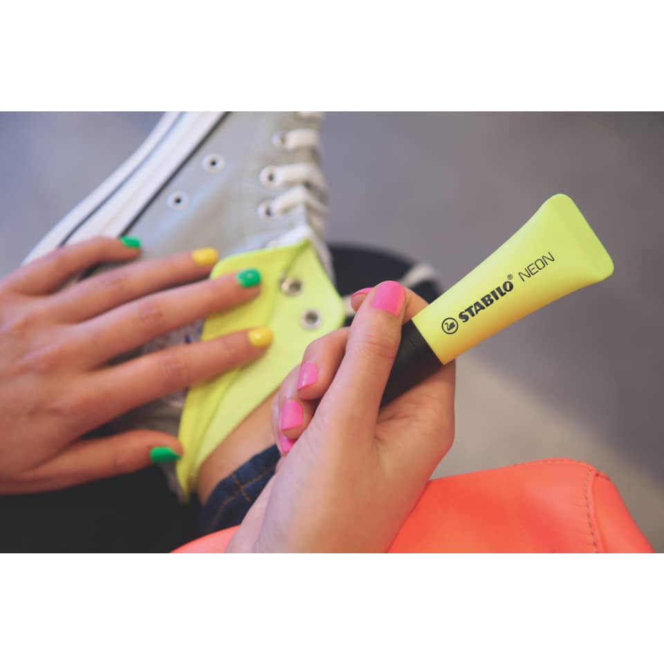 Textmarker Neon, 2-5mm, gelb STABILO 72/24