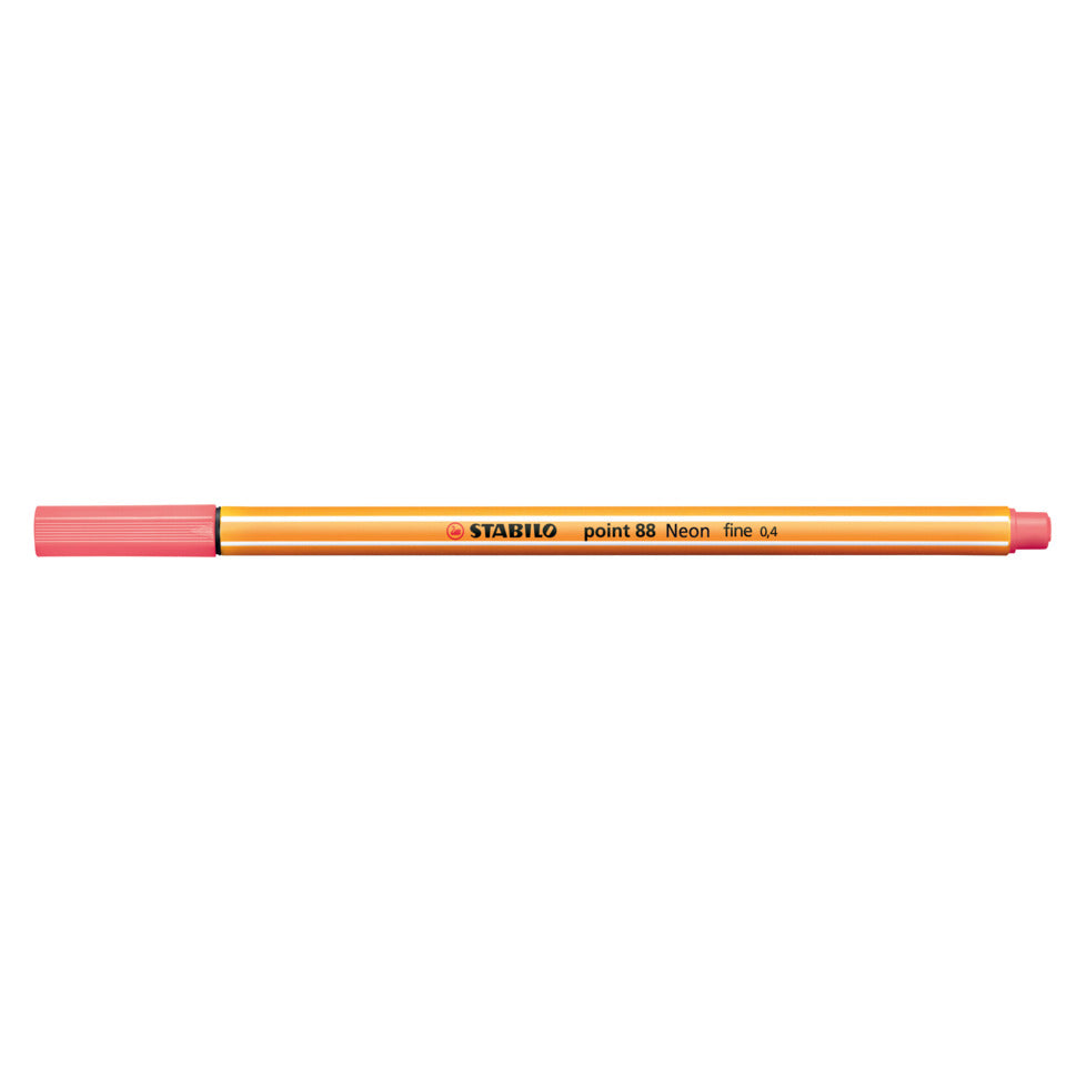 Fineliner point 88®, 0,4 mm, neonrot STABILO 88/040