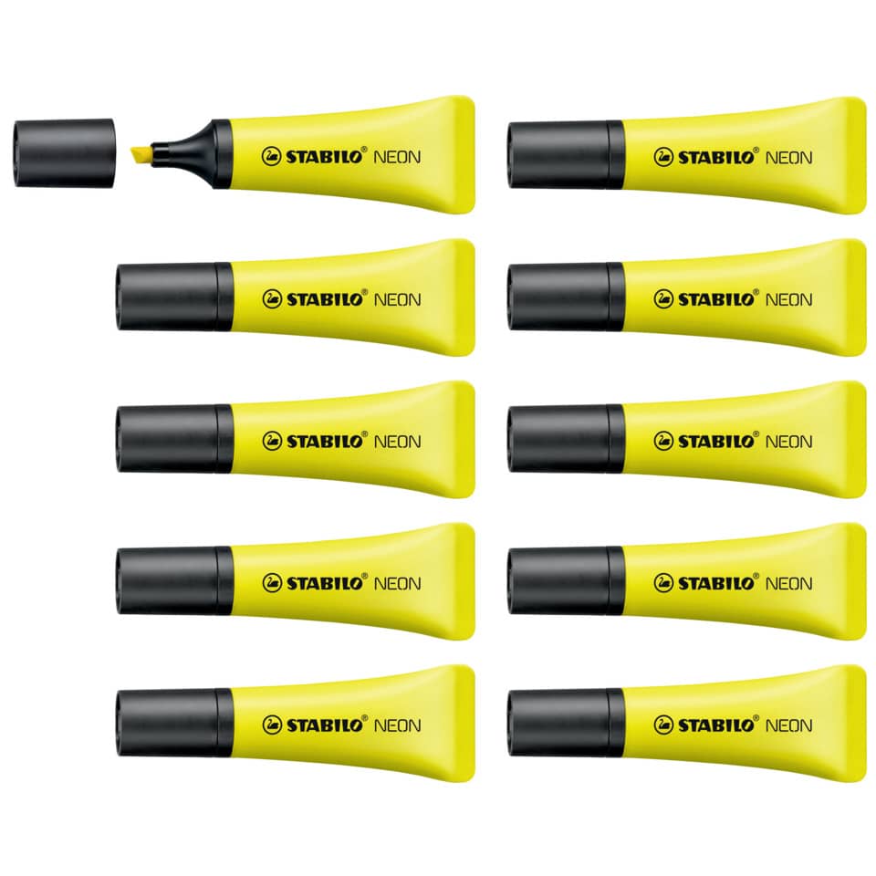 Textmarker Neon, 2-5mm, gelb STABILO 72/24