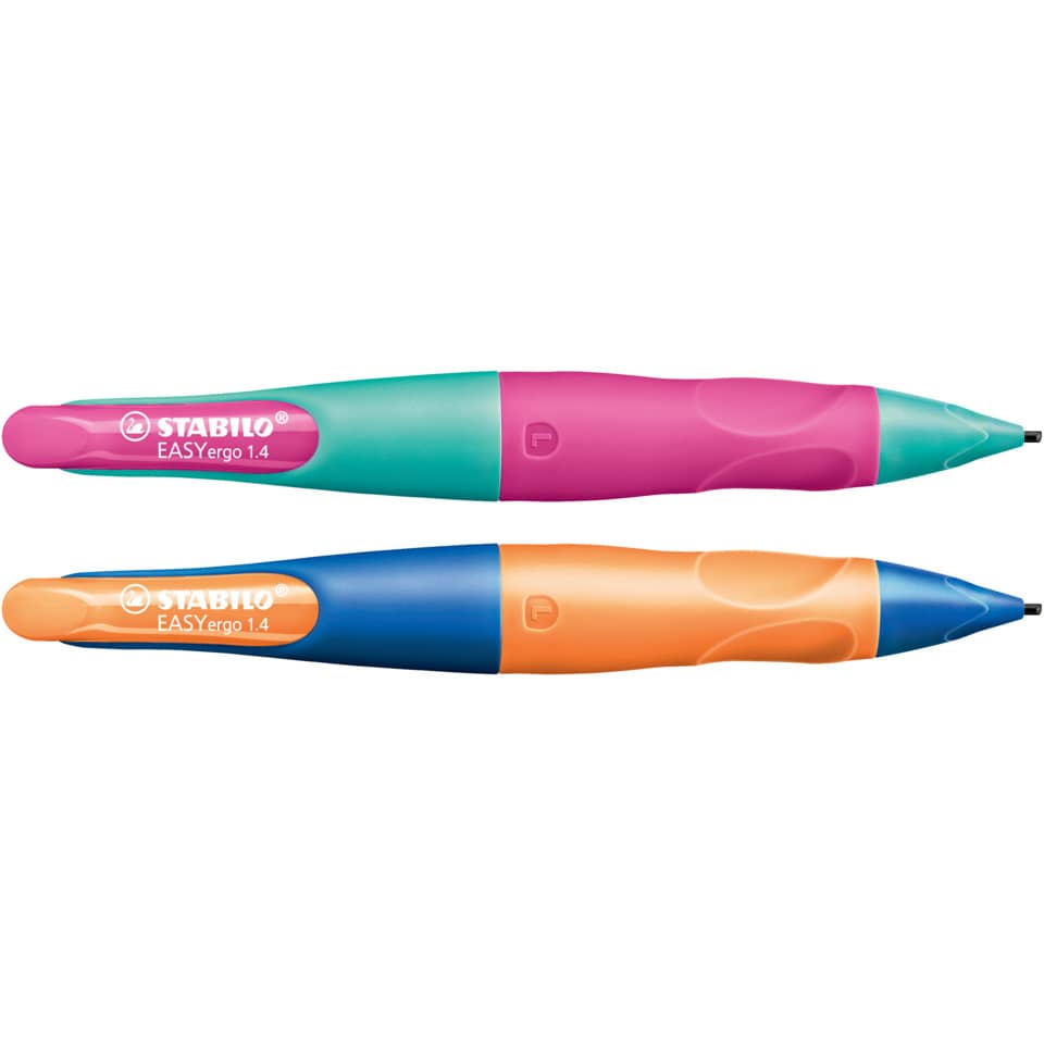 Druckbleistift EASYergo 1.4, türkis/neonpink, L STABILO B-46890-3 STABILO B-46890-3 links neon