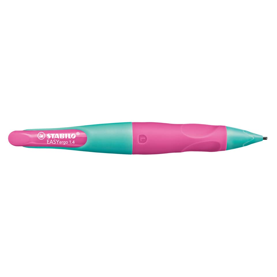 Druckbleistift EASYergo 1.4, türkis/neonpink, L STABILO B-46890-3 STABILO B-46890-3 links neon