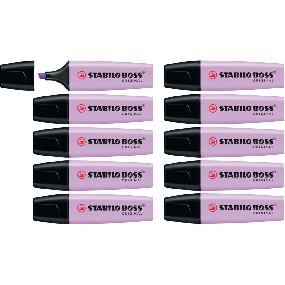 Textmarker BOSS® ORIGINAL Pastel, Schimmer von Lila STABILO 70/155