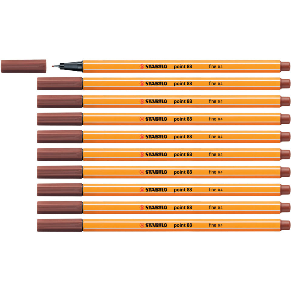 Fineliner point 88®, 0,4 mm, siena STABILO 88/75