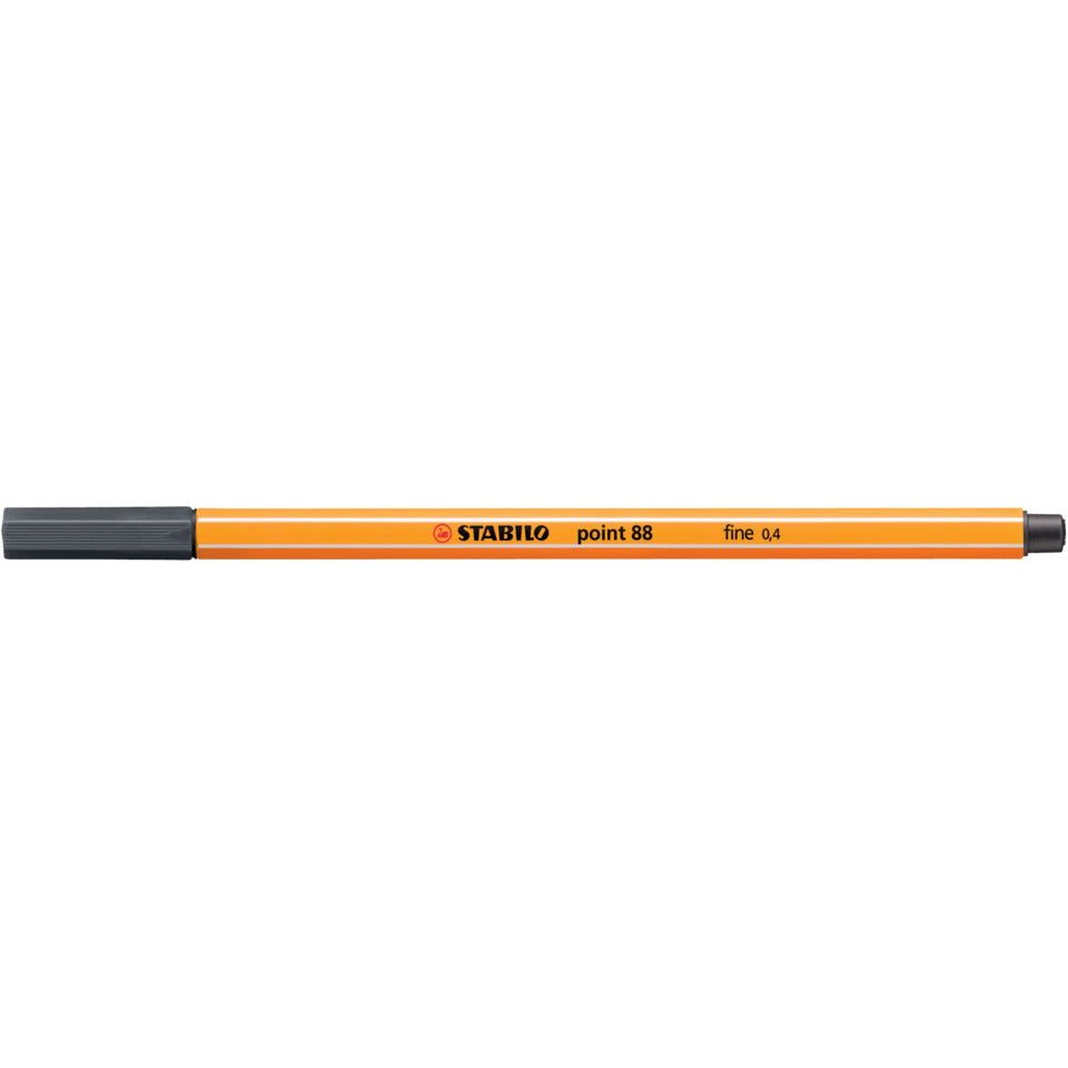 Fineliner point 88®, 0,4 mm, schwarzgrau STABILO 88/97 STABILO 88/97  schwarzgrau