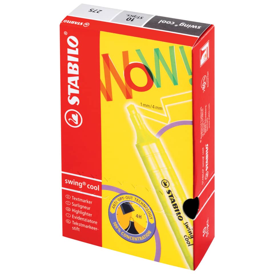 Textmarker swing® cool, 1-4mm, grün STABILO 275/33 STABILO 275-33