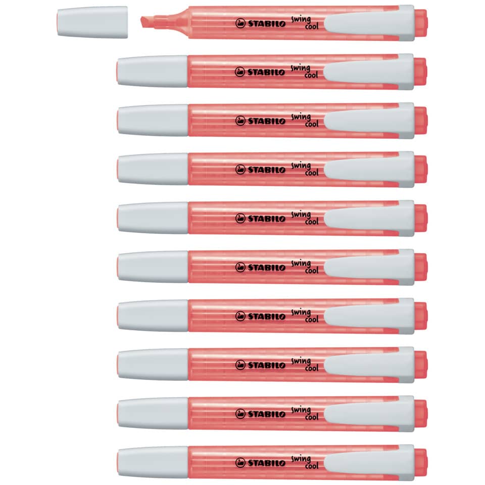 Textmarker swing® cool, 1-4mm, rot STABILO 275/40 STABILO 275-40