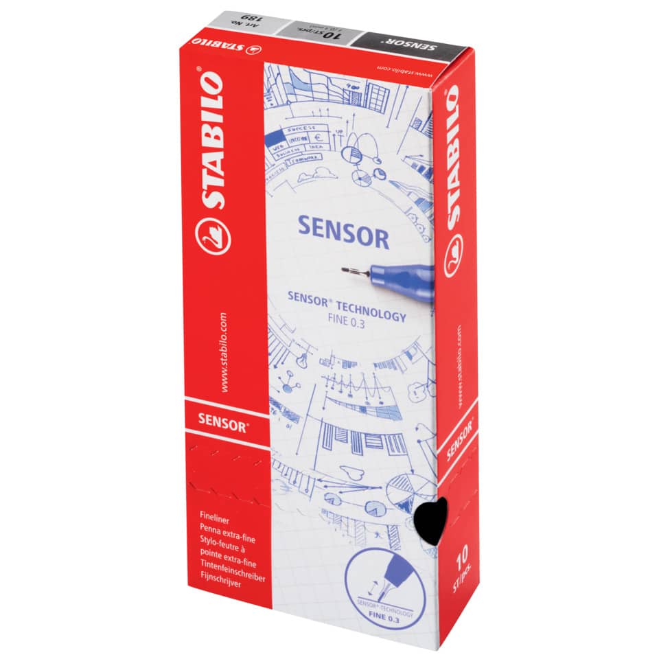 Fineliner SENSOR® fine, 0,3 mm, blau STABILO 189/41