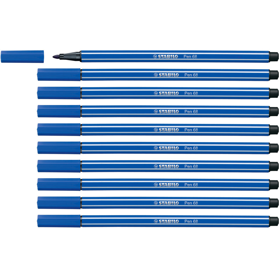 Fasermaler Pen 68, 1mm, ultramarinblau STABILO 68/32 STABILO 68-32