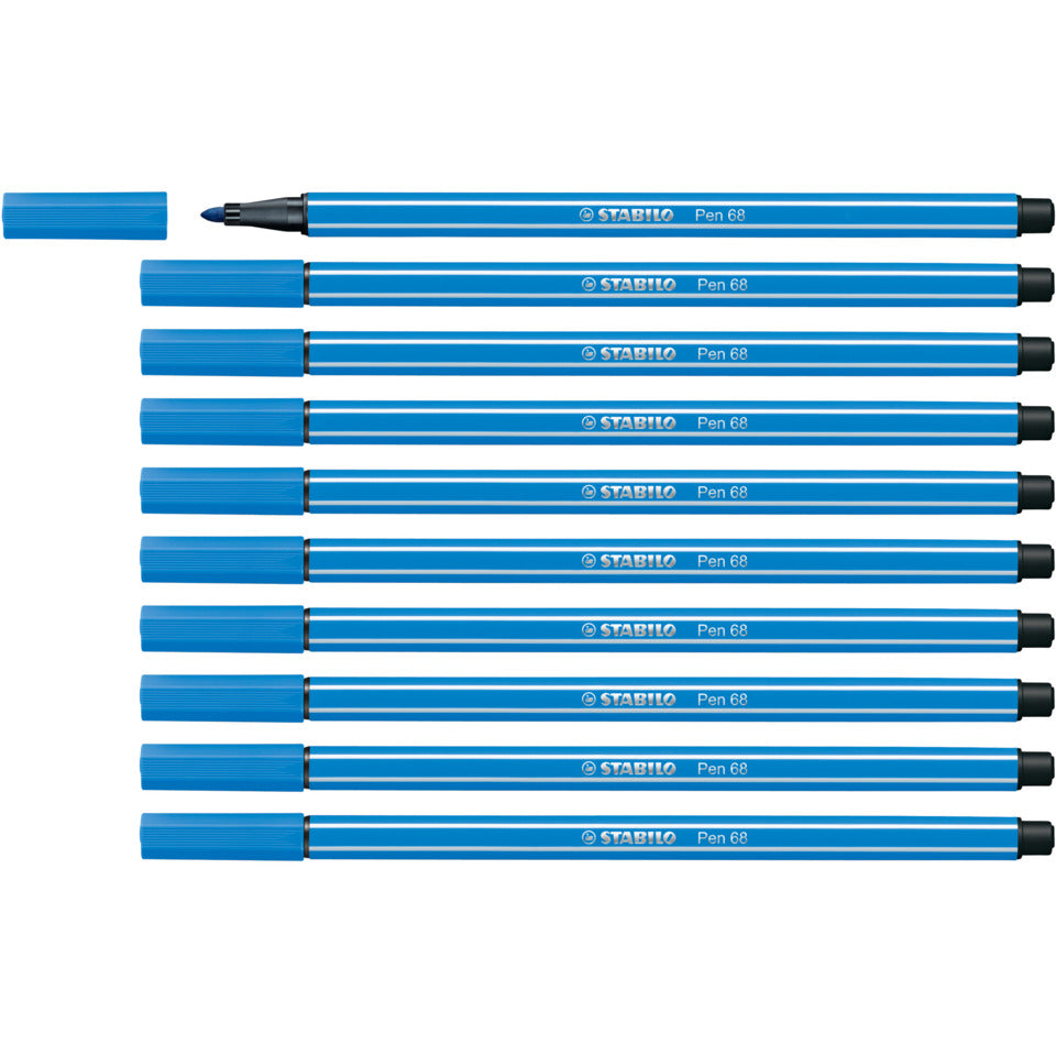 Fasermaler Pen 68, 1mm, dunkelblau STABILO 68/41 STABILO 68-41