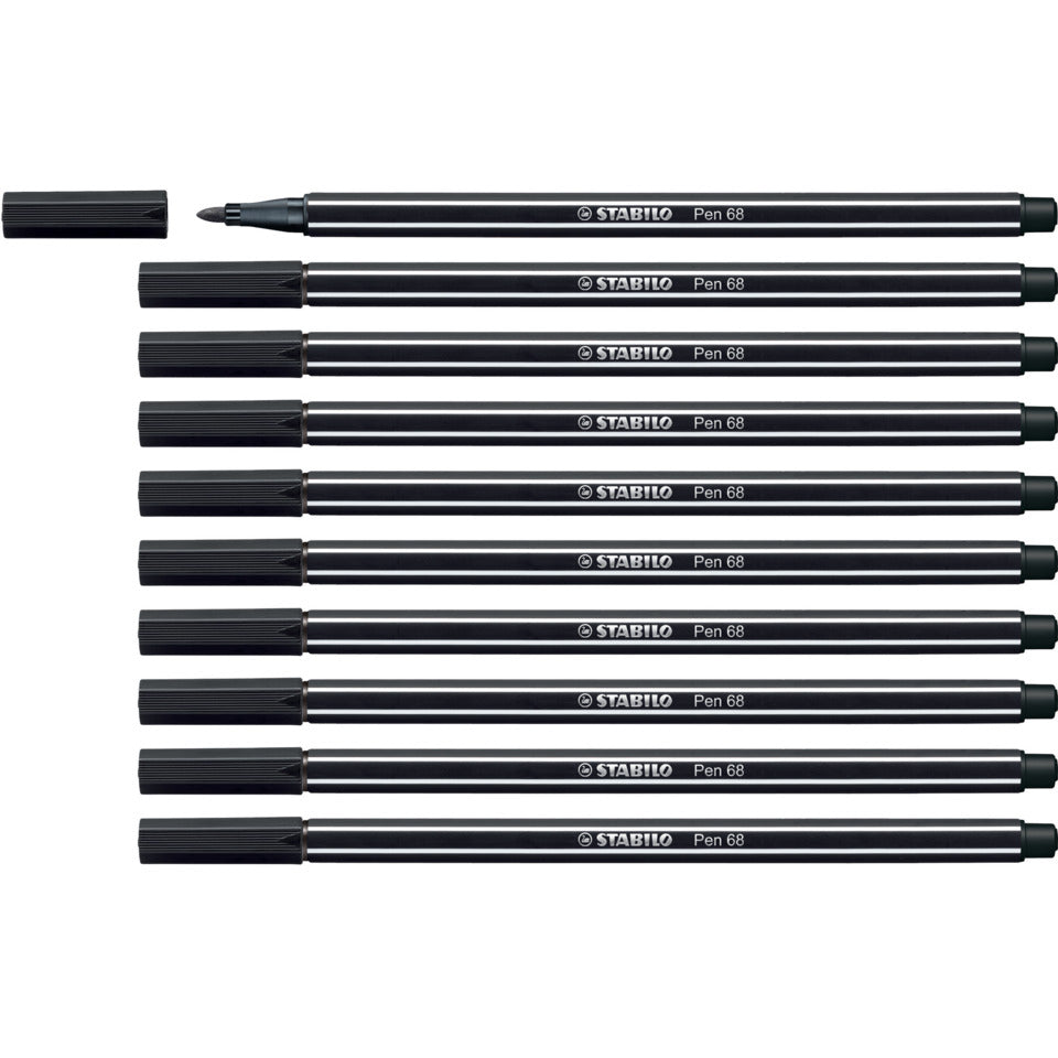 Fasermaler Pen 68, 1mm, schwarz STABILO 68/46 STABILO 68-46