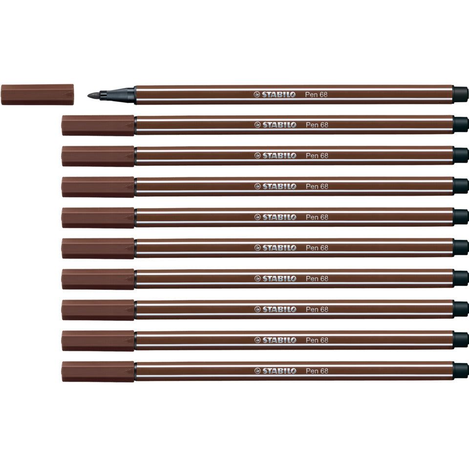 Fasermaler Pen 68, 1mm, braun STABILO 68/45 STABILO 68-45