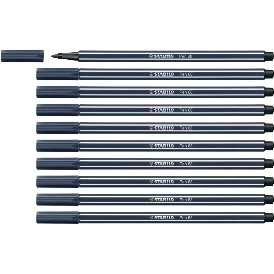 Fasermaler Pen 68, 1mm, paynesgrau STABILO 68/98 STABILO 68-98