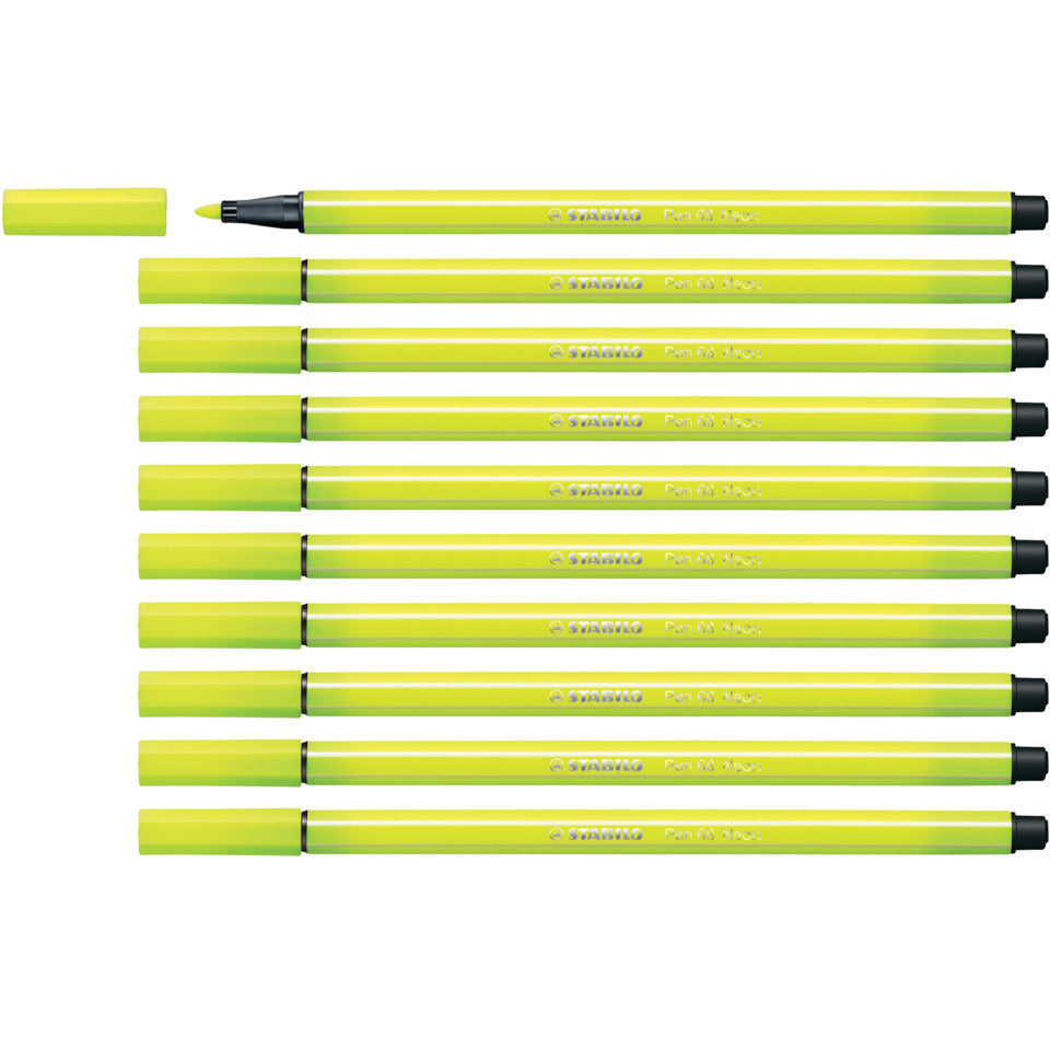 Fasermaler Pen 68, 1mm, neongelb STABILO 68/024 STABILO 68-024