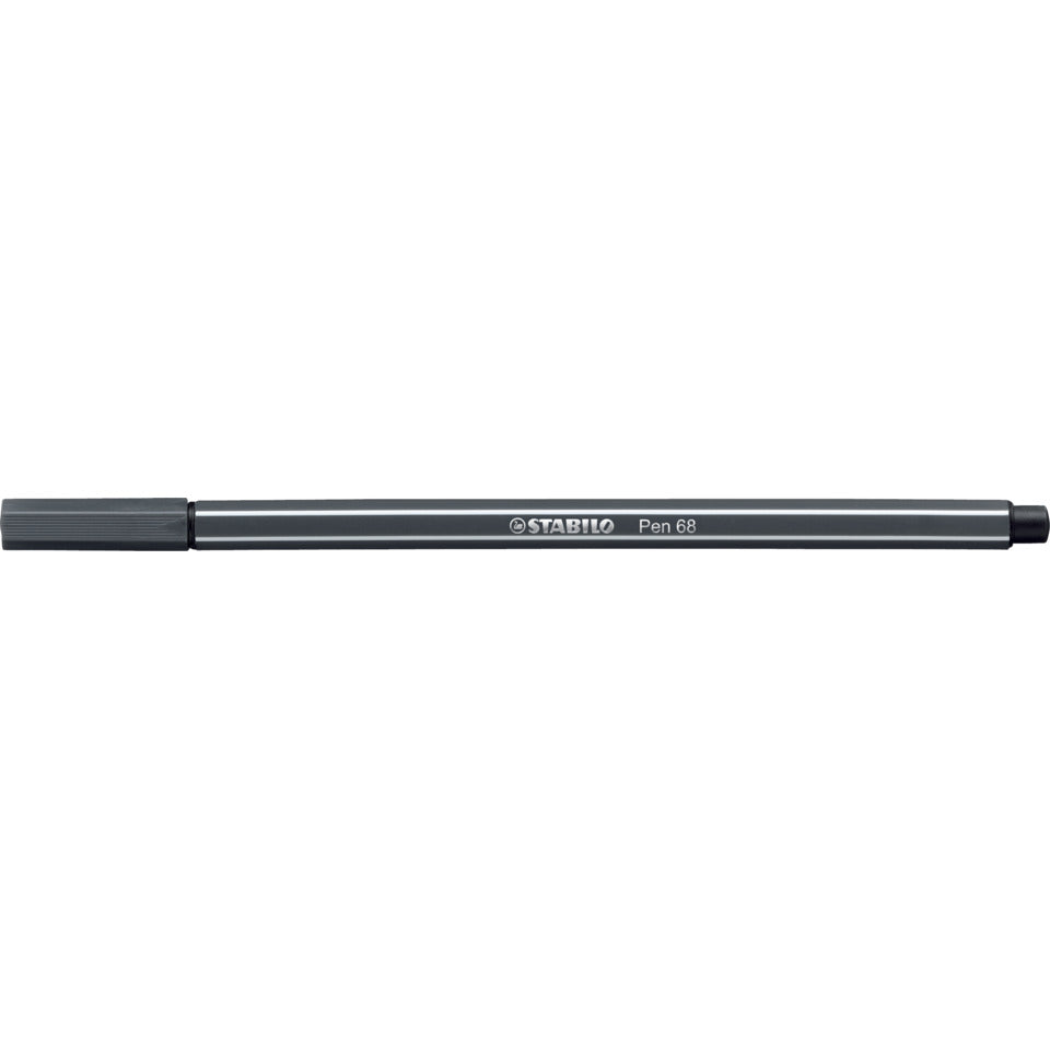 Fasermaler Pen 68, 1mm, schwarzgrau STABILO 68/97 STABILO 68-97