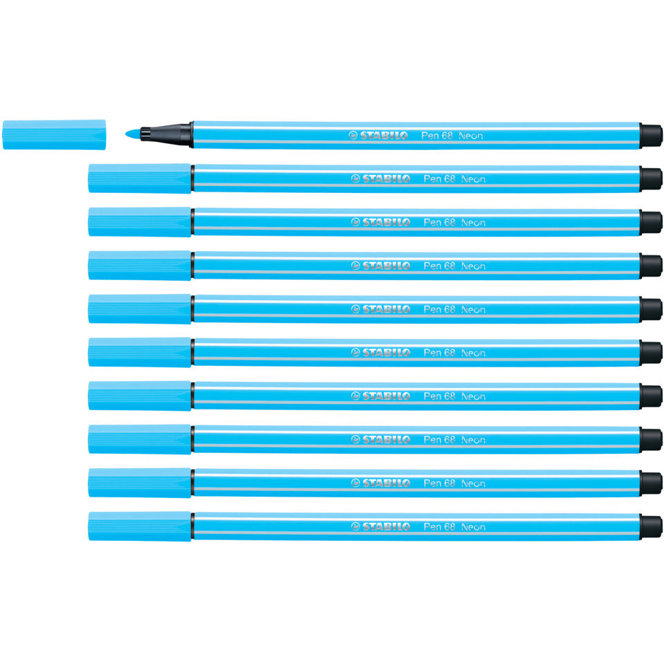 Fasermaler Pen 68, 1mm, neonblau STABILO 68/031 STABILO 68-031