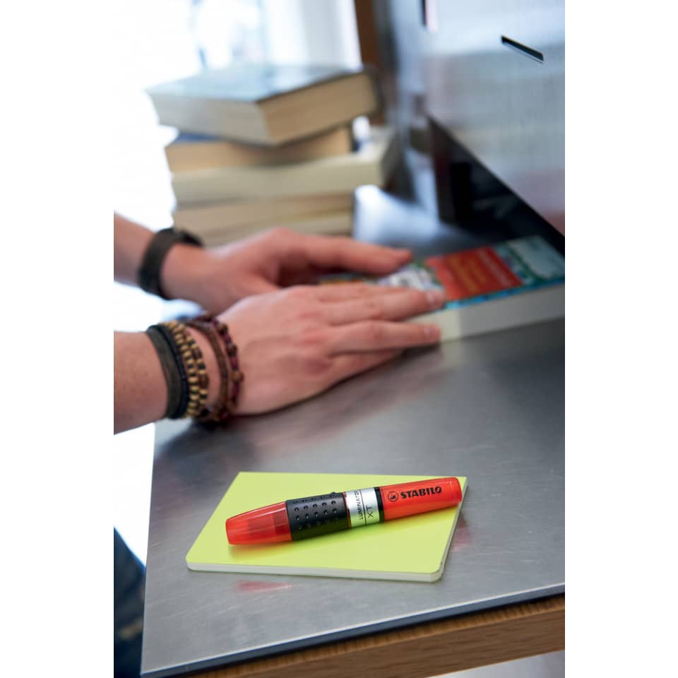 Textmarker LUMINATOR®, 2-5mm, Etui mit 4 Stiften STABILO 71/4 STABILO 71/4  Etui