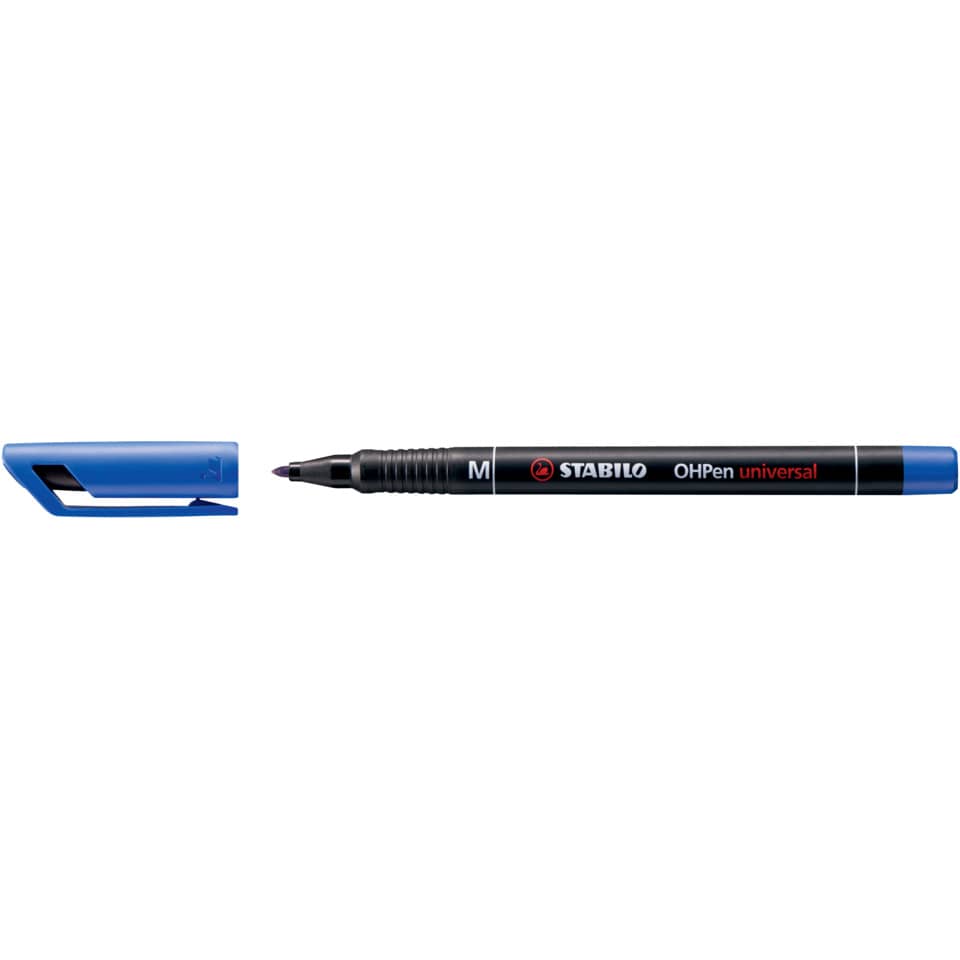 Folienstift OHPen universal, 1 mm, permanent, blau STABILO 843/41 STABILO  843/41 permanent