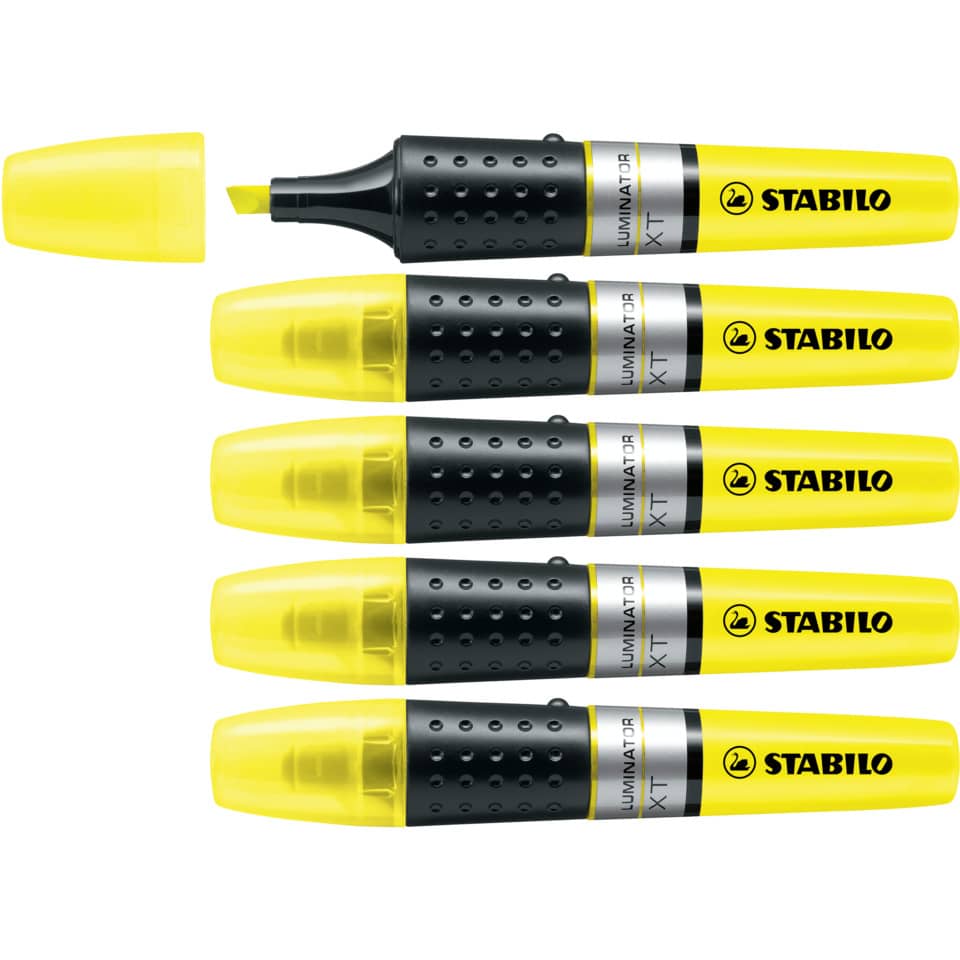 Textmarker LUMINATOR®, 2-5mm, gelb STABILO 71/24