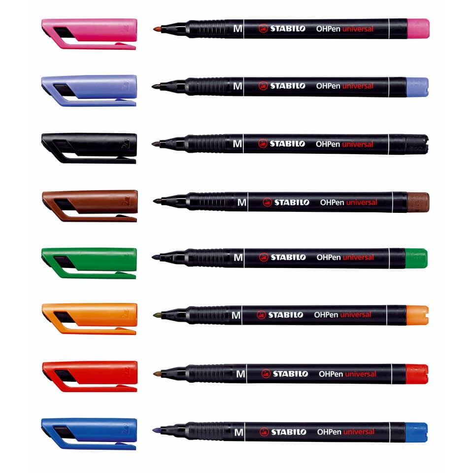 Folienstift OHPen universal, 1 mm, permanent, blau STABILO 843/41 STABILO  843/41 permanent