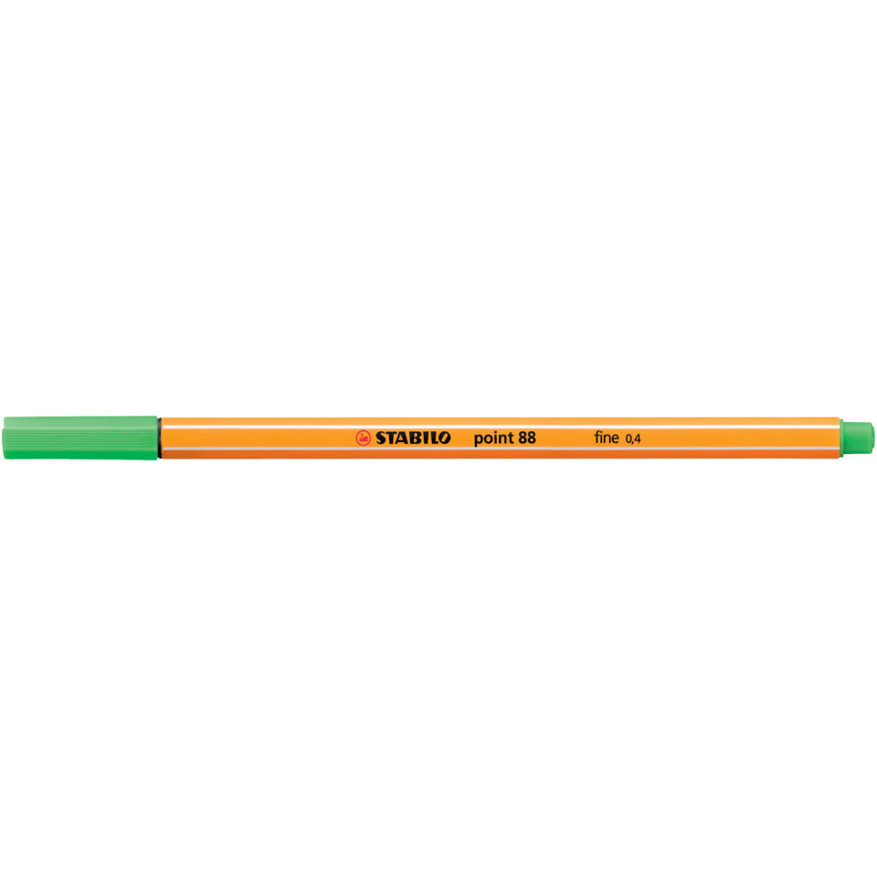 Fineliner point 88®, 0,4 mm, hellgrün STABILO 88/43