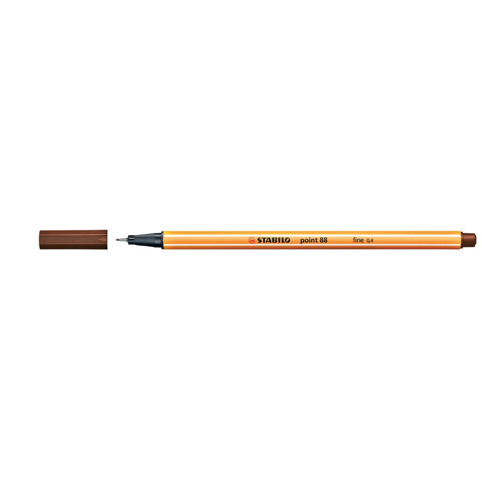 Fineliner point 88®, 0,4 mm, braun STABILO 88/45