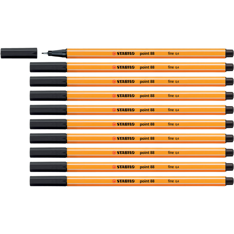 Fineliner point 88®, 0,4 mm, schwarz STABILO 88/46