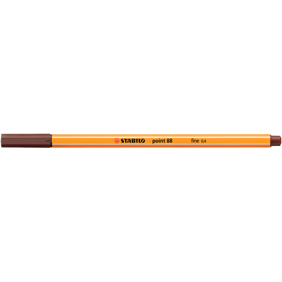 Fineliner point 88®, 0,4 mm, braun STABILO 88/45