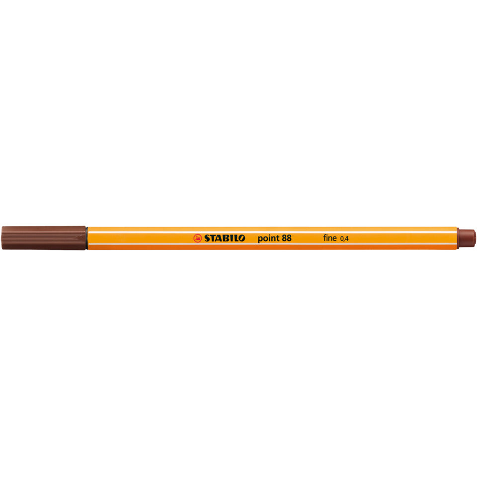 Fineliner point 88®, 0,4 mm, braun STABILO 88/45