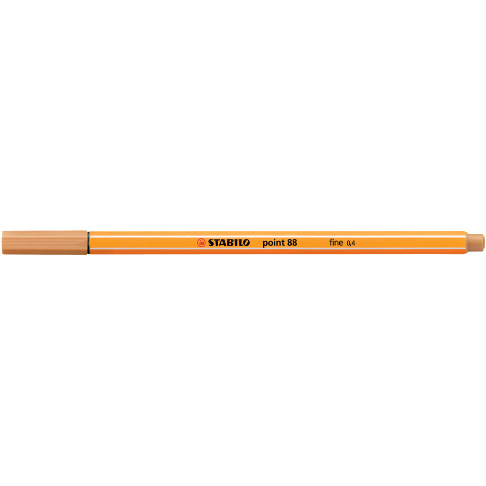 Fineliner point 88®, 0,4 mm, ocker dunkel STABILO 88/89