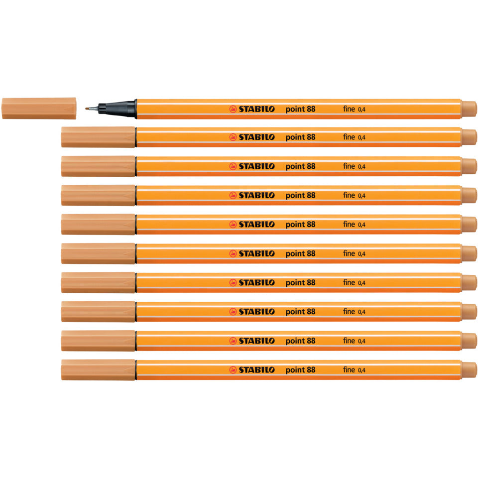 Fineliner point 88®, 0,4 mm, ocker dunkel STABILO 88/89
