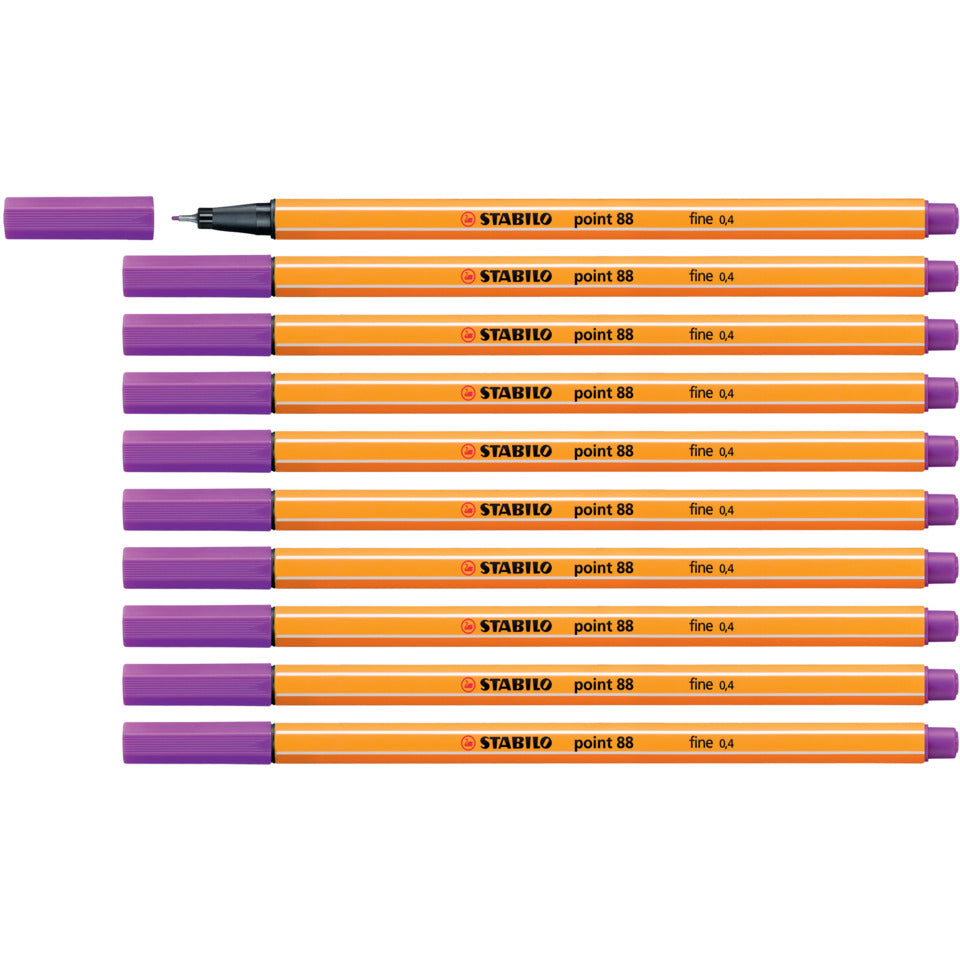 Fineliner point 88®, 0,4 mm, lila STABILO 88/58