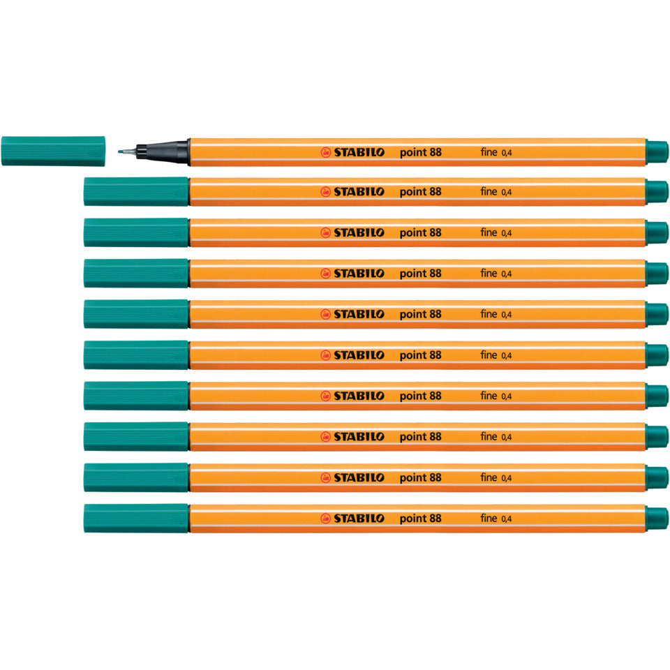 Fineliner point 88®, 0,4 mm, türkisblau STABILO 88/51