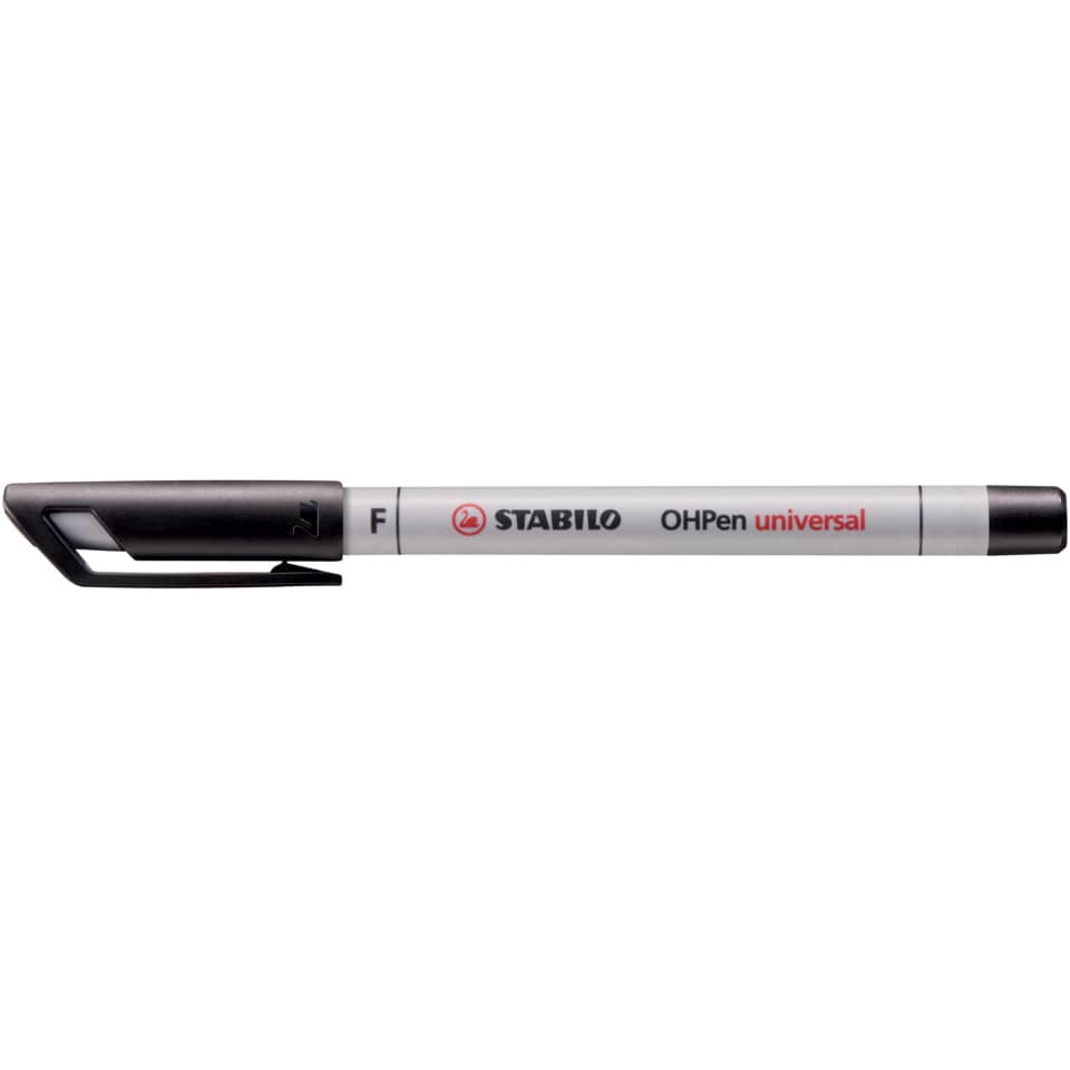Folienstift OHPen universal, 0,7 mm, wasserlöslich, schwarz STABILO 852/46 STABILO  852/46 wasserlöslich