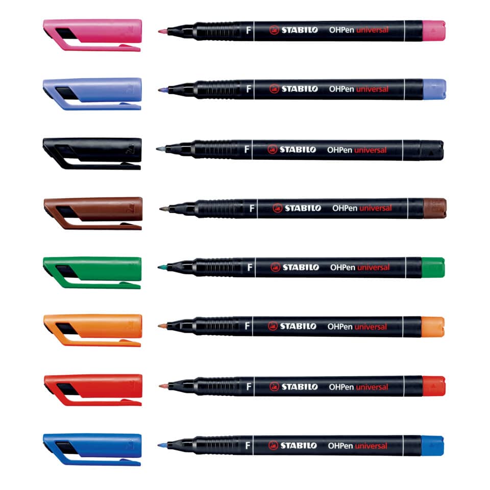 Folienstift OHPen universal, 0,7 mm, permanent, schwarz STABILO 842/46 STABILO  842/46 permanent
