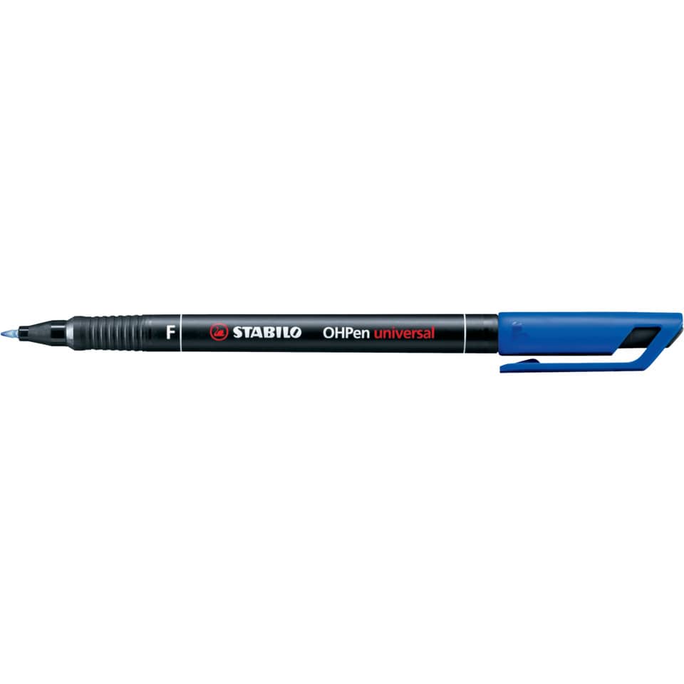 Folienstift OHPen universal, 0,7 mm, permanent, Etui mit 4 Stiften STABILO 842/4 STABILO  842/4 permanent