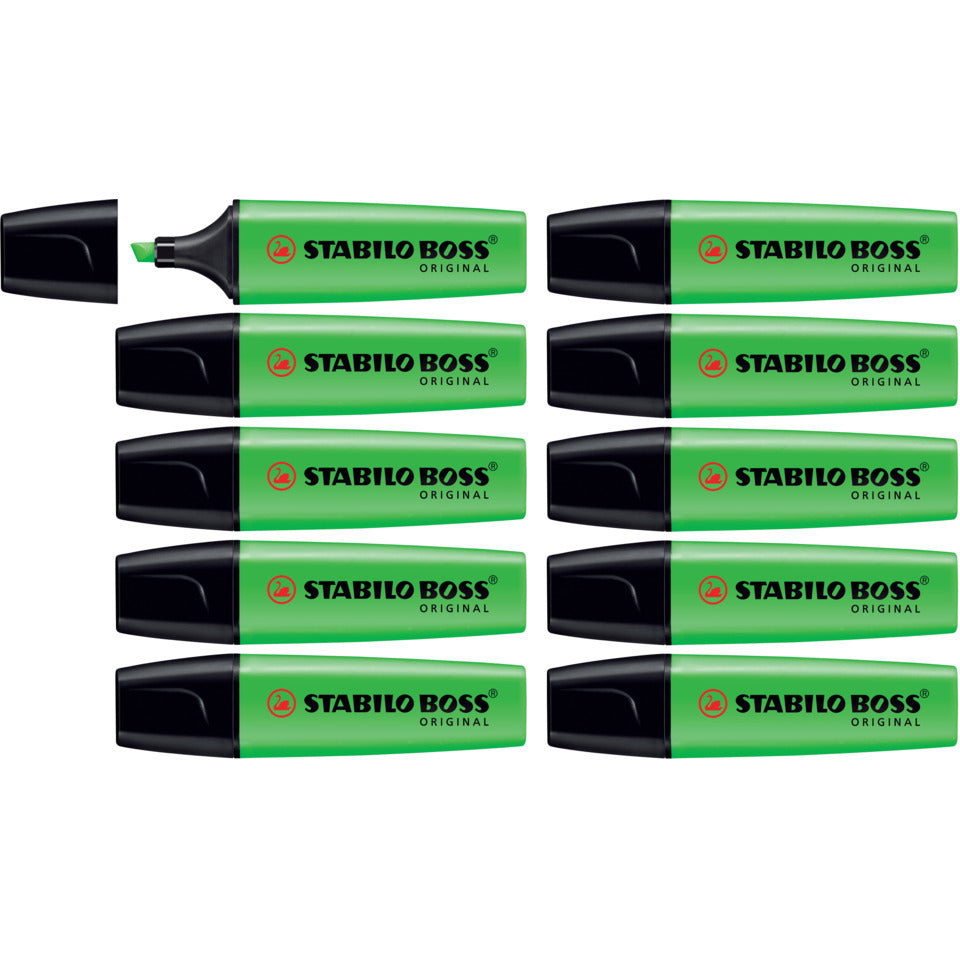 Textmarker BOSS® ORIGINAL, nachfüllbar, grün STABILO 70/33