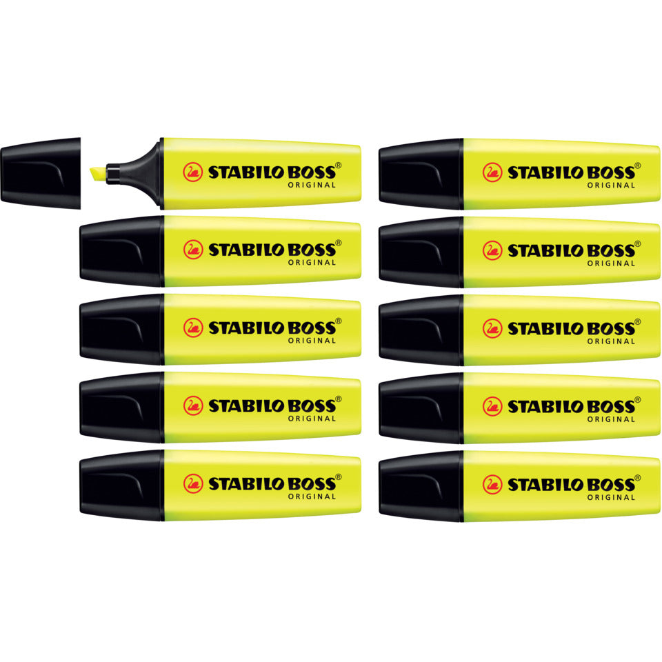 Textmarker BOSS® ORIGINAL, nachfüllbar, gelb STABILO 70/24